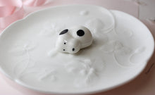 Load image into Gallery viewer, Cutie Decoration little puppy Figurine White &amp; Black Hashioki Ornament Cutlery rest Pencil  Brush holder Lovely Dog Kawaii doggy
