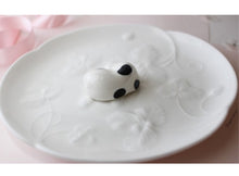 Load image into Gallery viewer, Cutie Decoration little puppy Figurine White &amp; Black Hashioki Ornament Cutlery rest Pencil  Brush holder Lovely Dog Kawaii doggy
