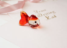 Load image into Gallery viewer, Kawaii Japanese Little Goldfish Glass Rest Holder Figurine Paperweight lovely fish
